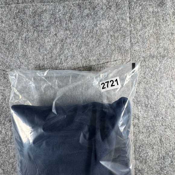 Tommy Hilfiger Mens Crew Neck Sweater Red Navy White Color Block Logo XL - Picture 9 of 9